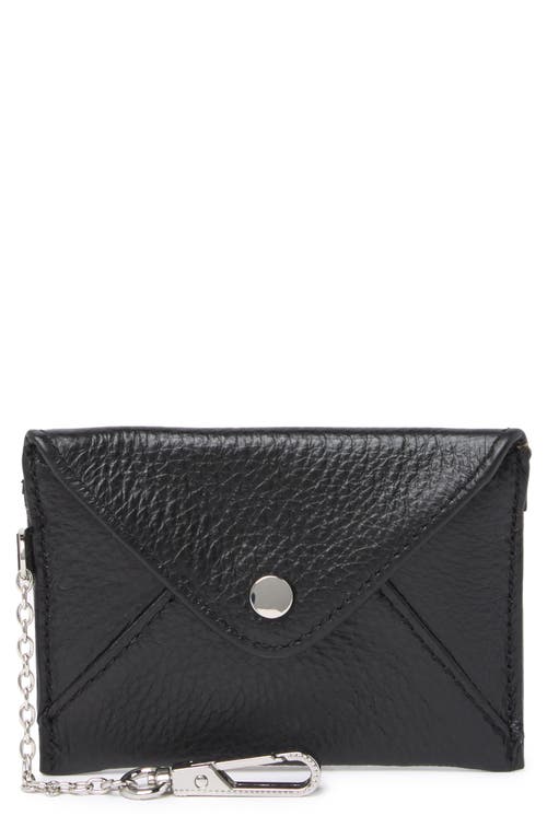 Aimee Kestenberg Ashley Leather Pouch In Black W/silver