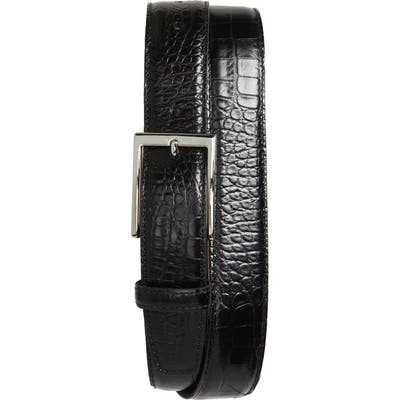 Torino Gator Grain Embossed Leather Belt