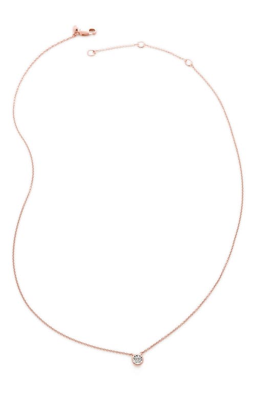 Monica Vinader Essential Diamond Necklace in Rp at Nordstrom