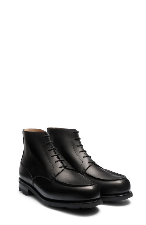 JM WESTON Golf Montant Lace-Up Boot in Black