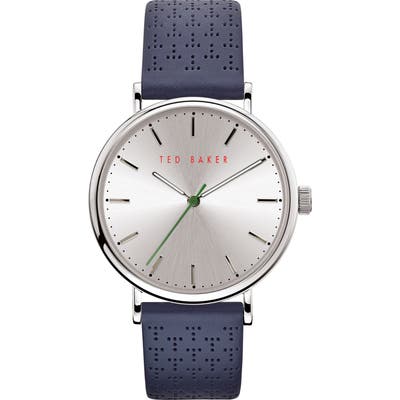 Ted Baker London Mimosaa Leather Strap Watch, 41mm