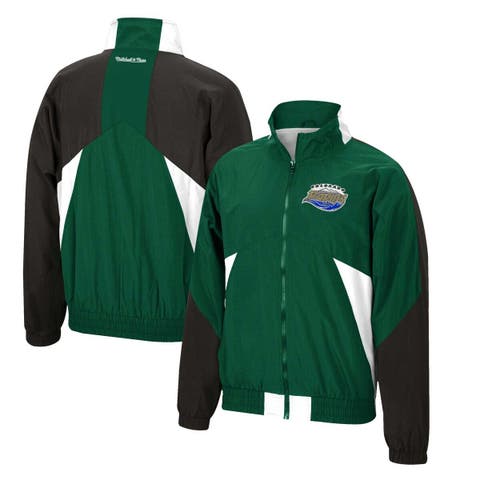 Philadelphia Eagles Throwback Mitchell & Ness Arched Retro Lined Windbreaker