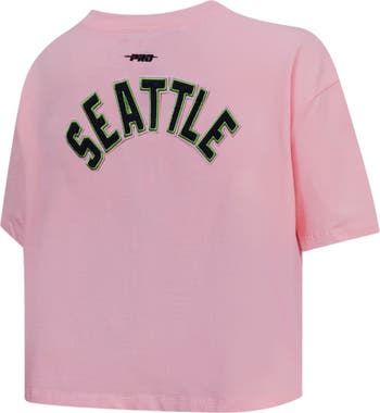 Pittsburgh Steelers Pro Standard Women's Cropped Boxy T-Shirt - Pink