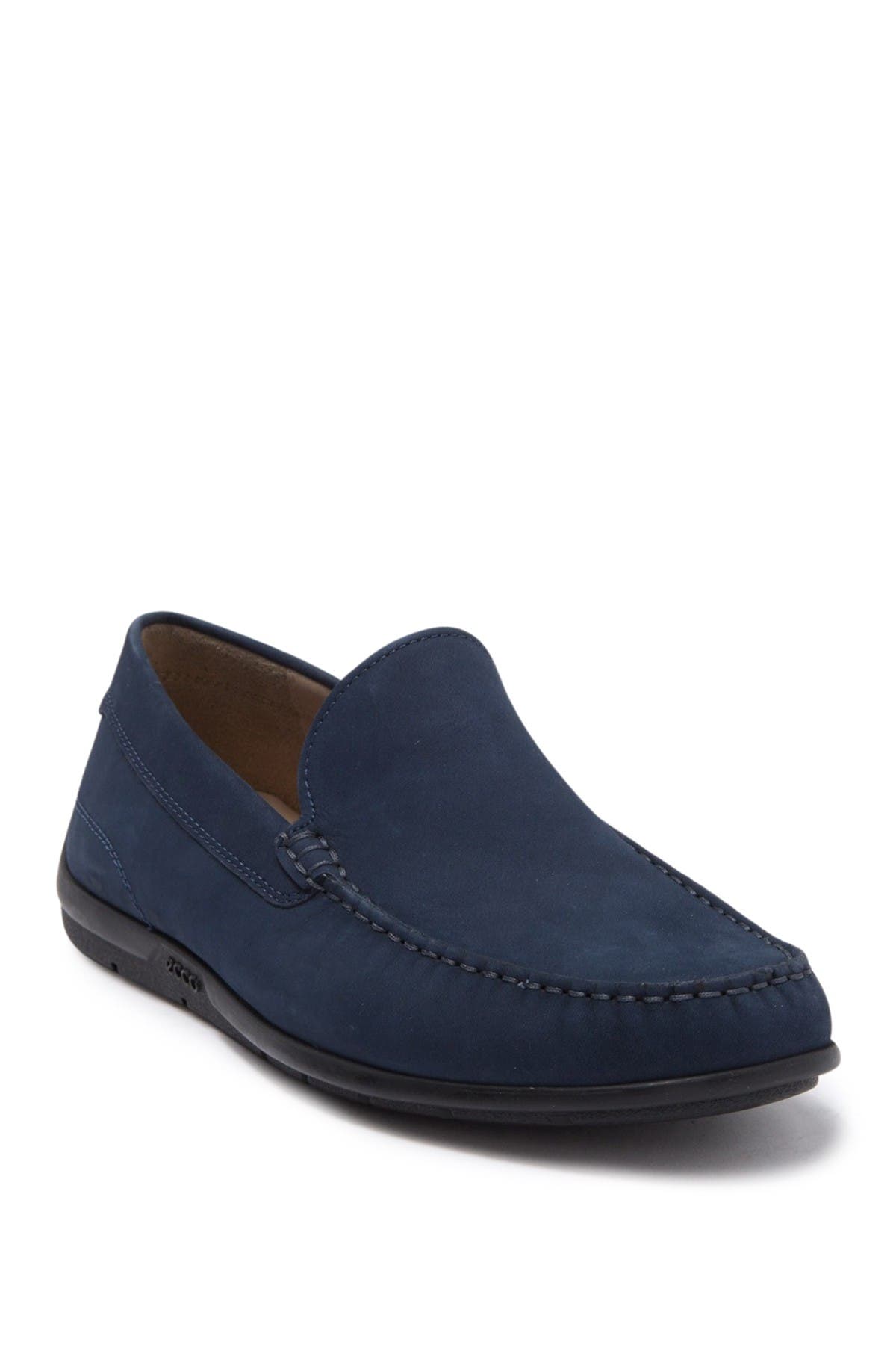 Ecco Classic Moc Ii Driving Shoe In Night Sky