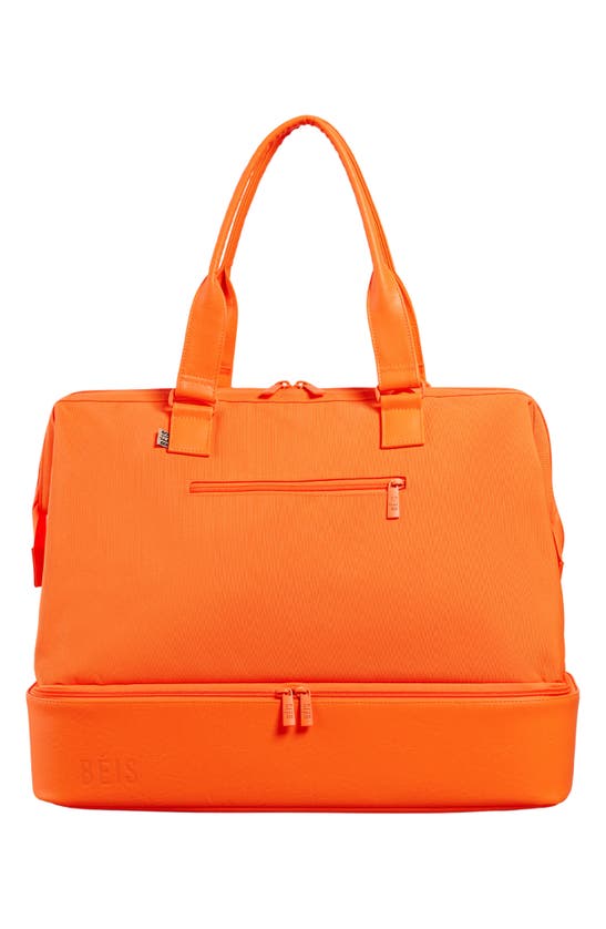 Beis Weekend Travel Bag In Orange