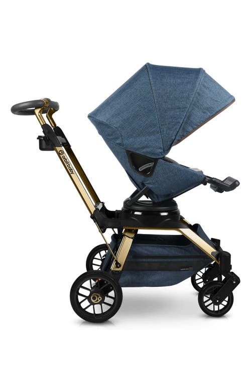 orbit baby Stroll & Ride G5 Car Seat & Stroller Travel System in Navy/Gold at Nordstrom