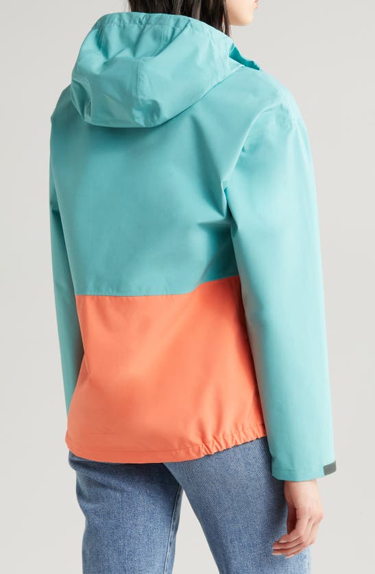 Cotopaxi Cielo Waterproof Rain Jacket In Coastal And Graphite