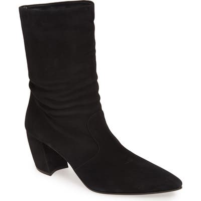 Prada Crescent Heel Bootie - Black