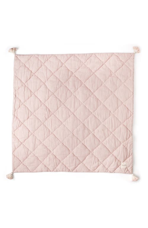 Shop Pehr Quilted Nursery Blanket In Fawn/pink