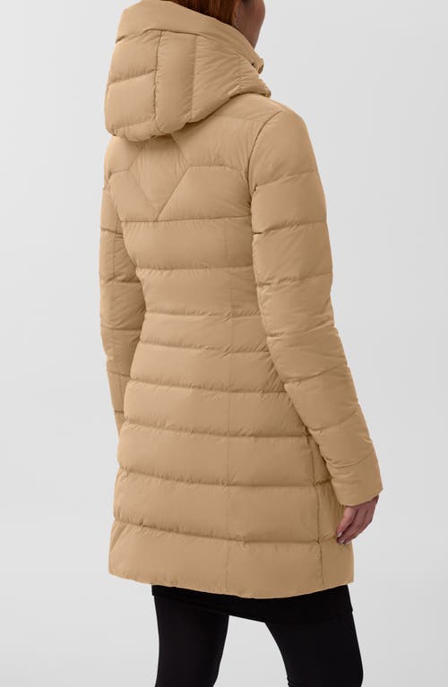 Shop Canada Goose Clair 750 Fill Power Down Puffer Coat In Desert Sand