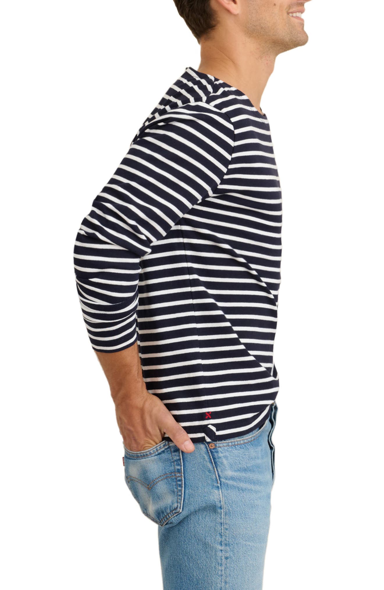 Alex Mill Men's Deck Stripe Long Sleeve 