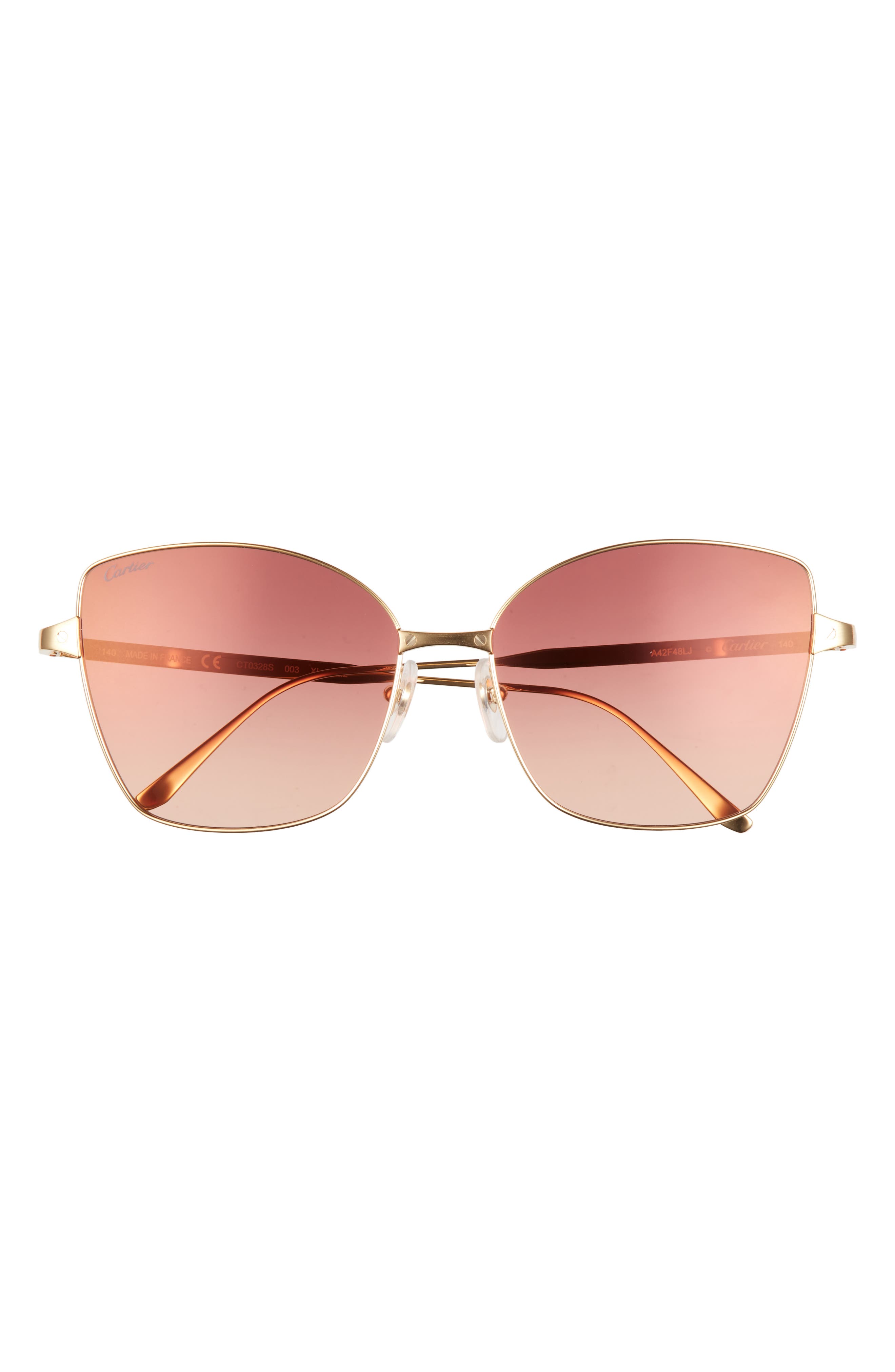 Cartier Metal Cat-Eye Sunglasses