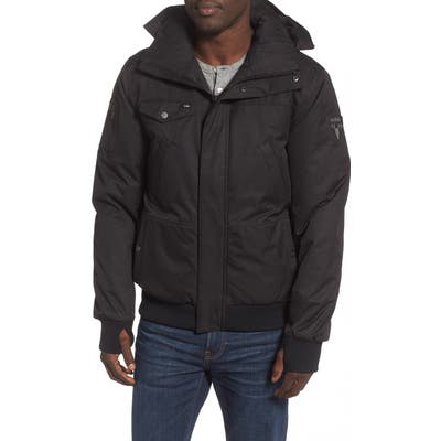 Nobis Stanford 650 Fill Power Down Bomber Jacket, Black