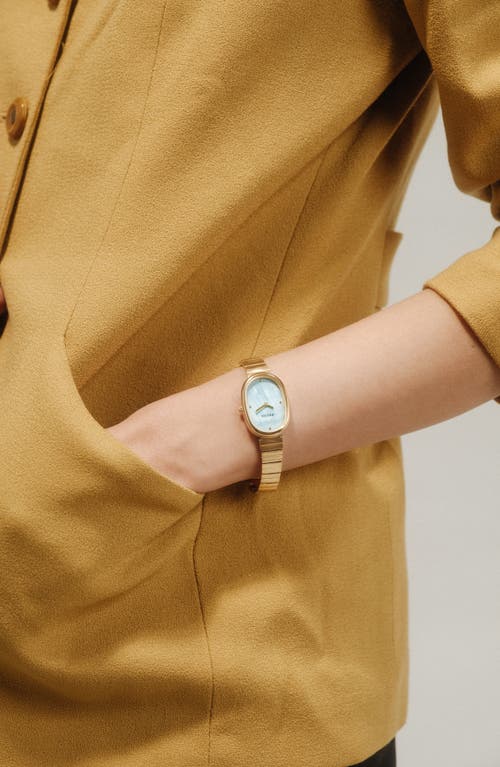 Breda Jane Bracelet Watch, 23mm In Gold/gold/sky