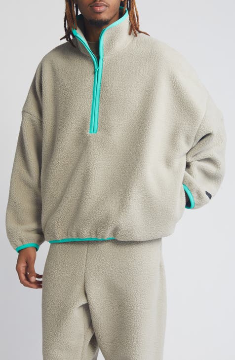 Half-button polar fleece pullover, Twik