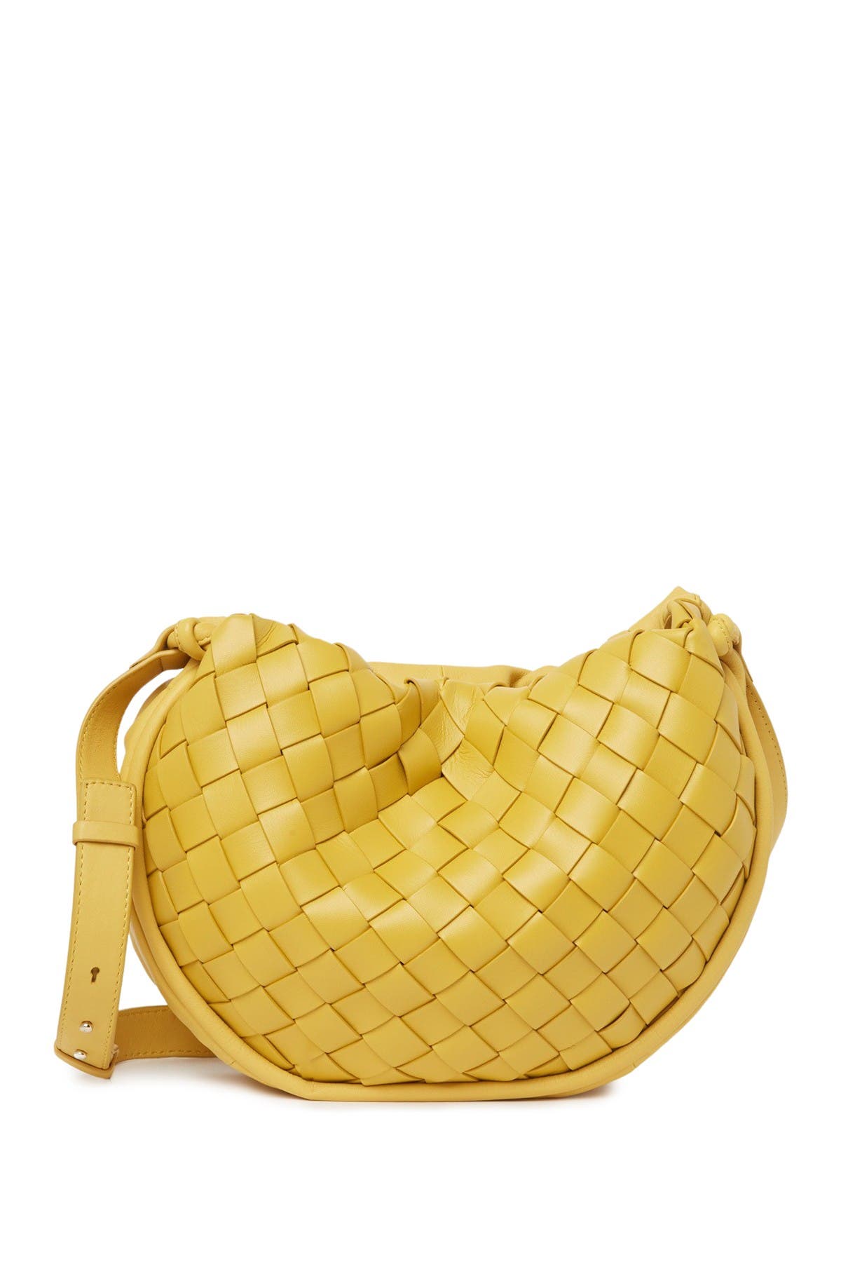 Vince Camuto Jude Leather Crossbody Bag In Yellow 01