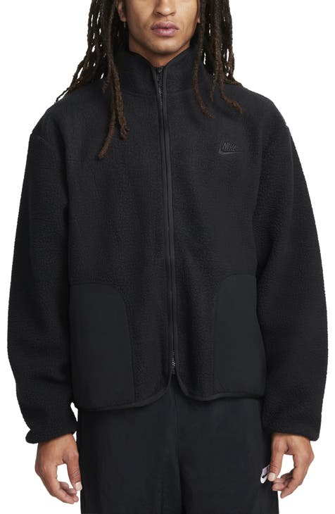 NIKE Black men's Harrington Club Fleece jacket
