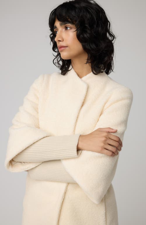 Shop Soia & Kyo Mariah Belted Knit Coat In Powder