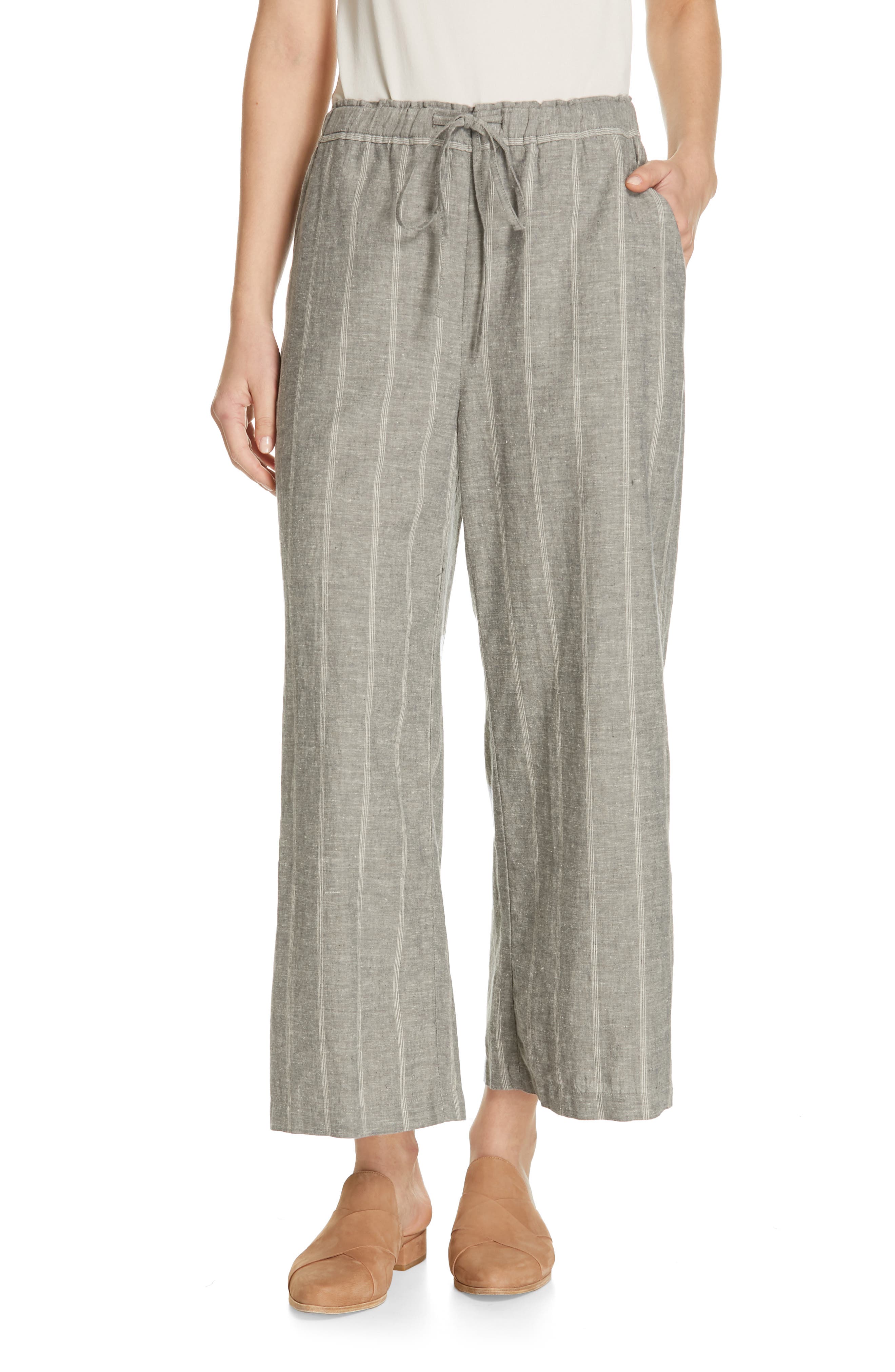 eileen fisher striped pants