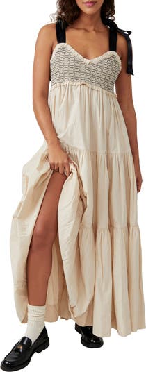 Free people beau smocked dress best sale