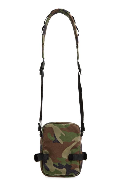 Shop Balenciaga Army Canvas Crossbody Messenger Bag In Dark Camo