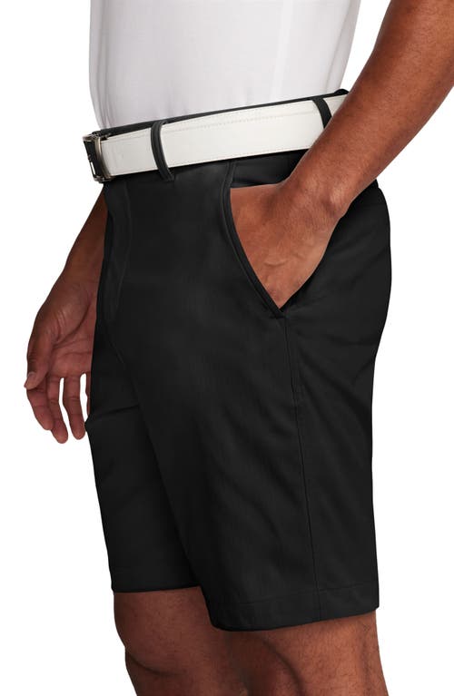 Nike Golf Dri-fit 8-inch Water Repellent Chino Golf Shorts In Black/black