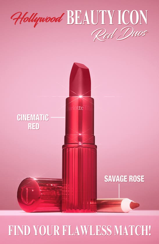 Shop Charlotte Tilbury Matte Revolution Lipstick In Cinematic Red