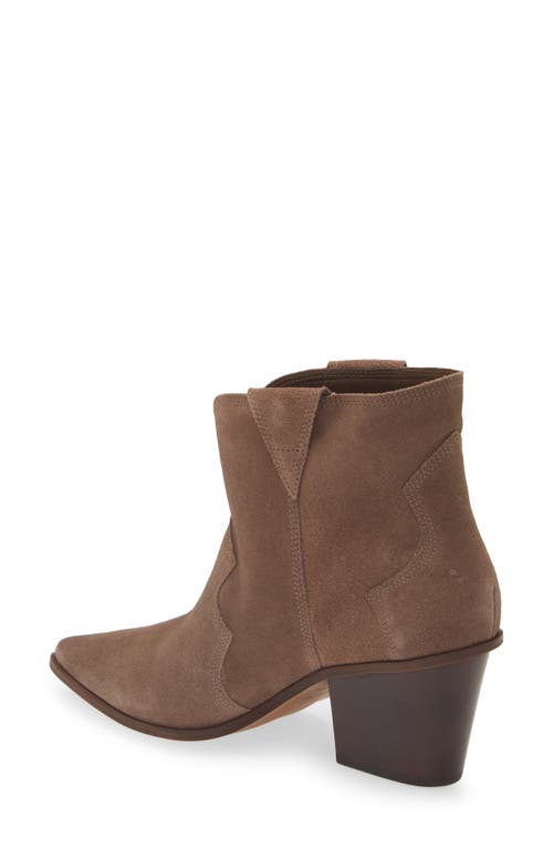 Shop Kaanas Ares Cowboy Bootie In Tobacco