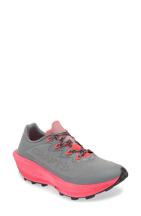 Craft Ctm Ultra Carbon Trail Running Shoe In Gray