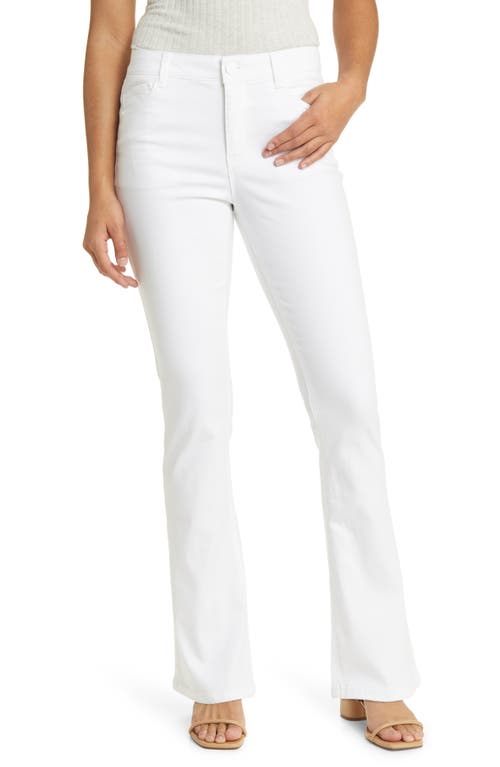 Wit & Wisdom 'Ab'Solution High Waist Bootcut Jeans Optic White at Nordstrom,