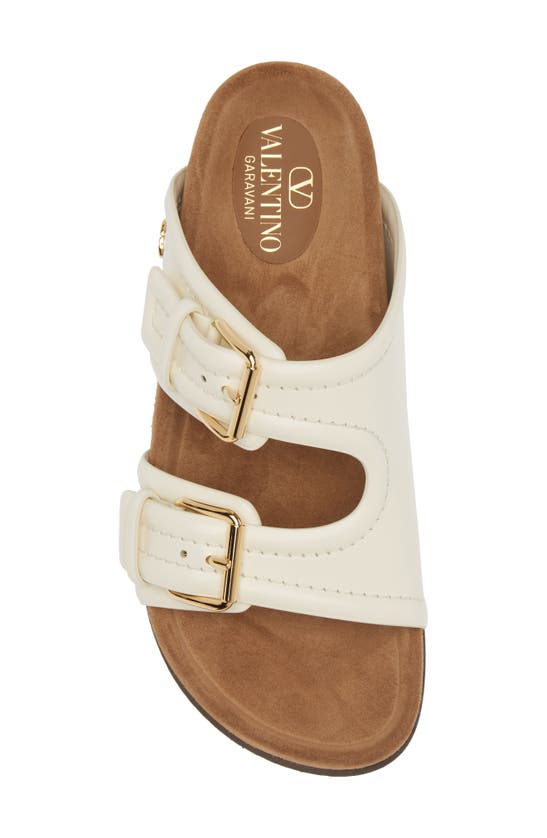 Shop Valentino Garavani Anywear Slide Sandal In Ivory