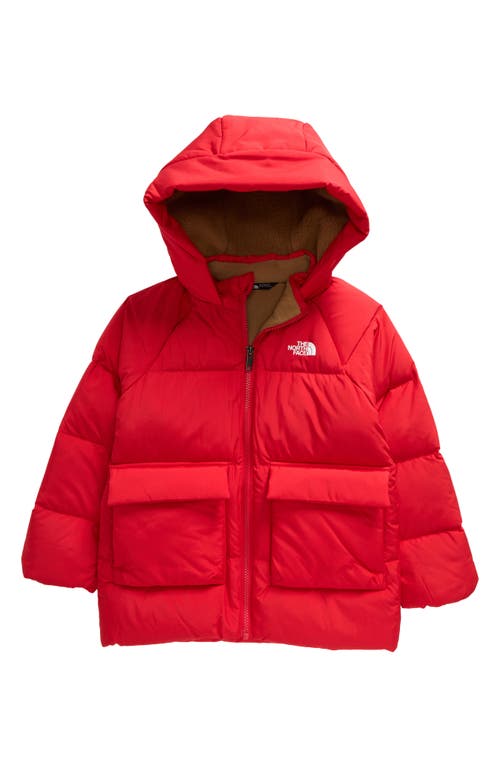 The North Face Kids' North Down Fleece Lined Parka In Tnf Red