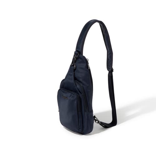 Baggallini Central Park Sling Bag In French Navy