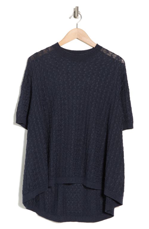 Shop Theory Sculpted Cable Stitch Sweater In Inkwell