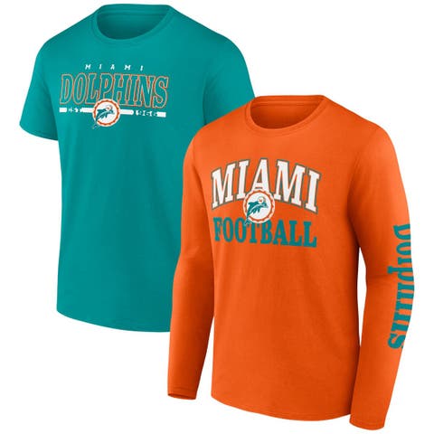 Miami Dolphins Fanatics Branded Women's Game Date Long Sleeve T-Shirt -  Cream