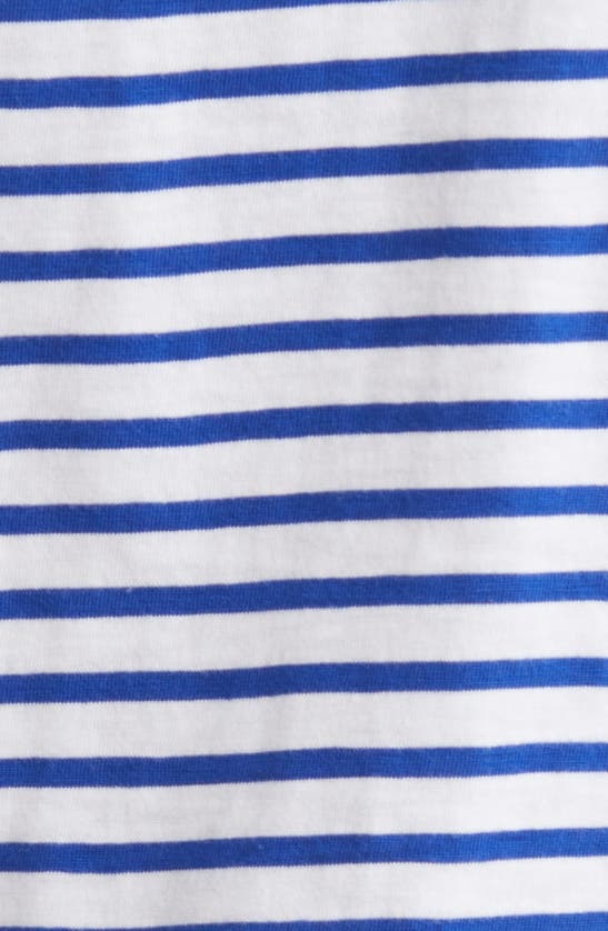 Shop Rag & Bone Stripe Boyfriend T-shirt In Blue White