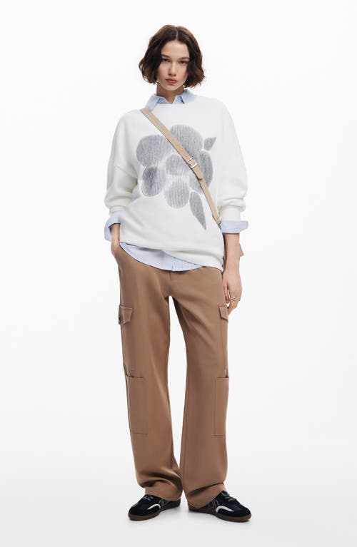 Desigual Sweatshirt In White