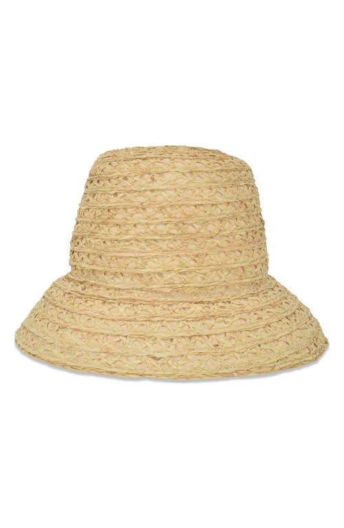 Ida Packable Bucket Hat in Natural