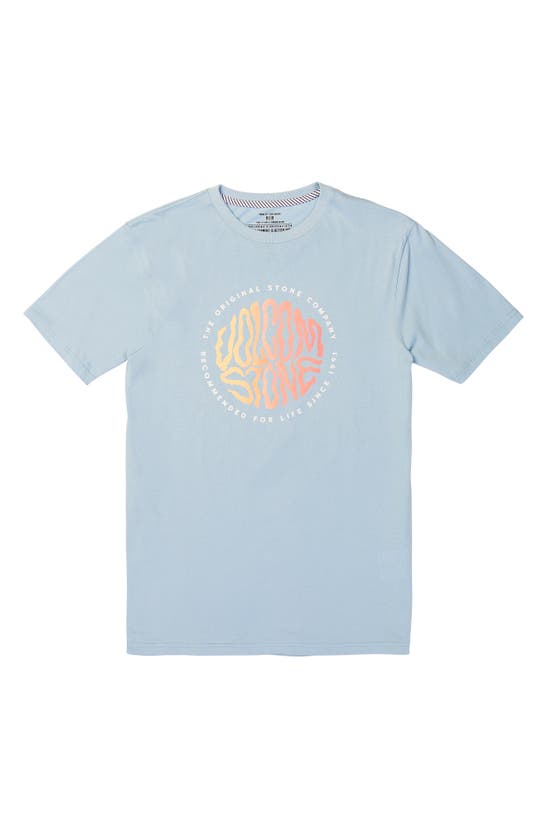Volcom Twisted Up Graphic T-shirt In Celestial Blue
