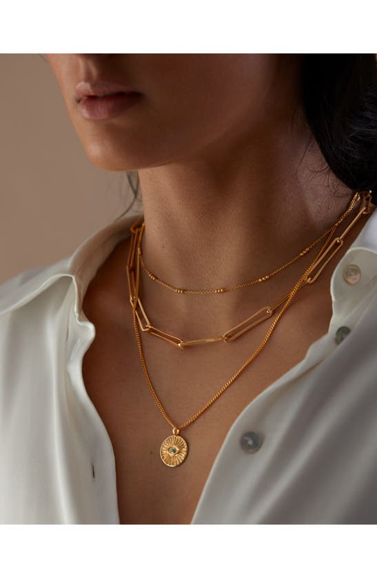 MONICA VINADER MONICA VINADER TALISMAN EVIL EYE PENDANT CHARM