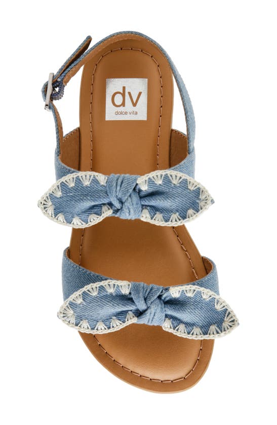 Shop Dolce Vita Dv By  Kids' Caicey Slingback Sandal In Denim