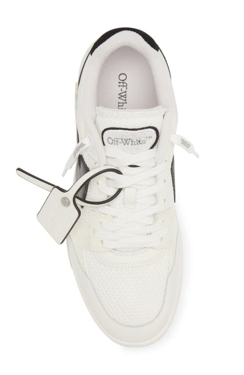Off-white 'out Of Office' White Low Top Sneakers In Leather Man In White - Black