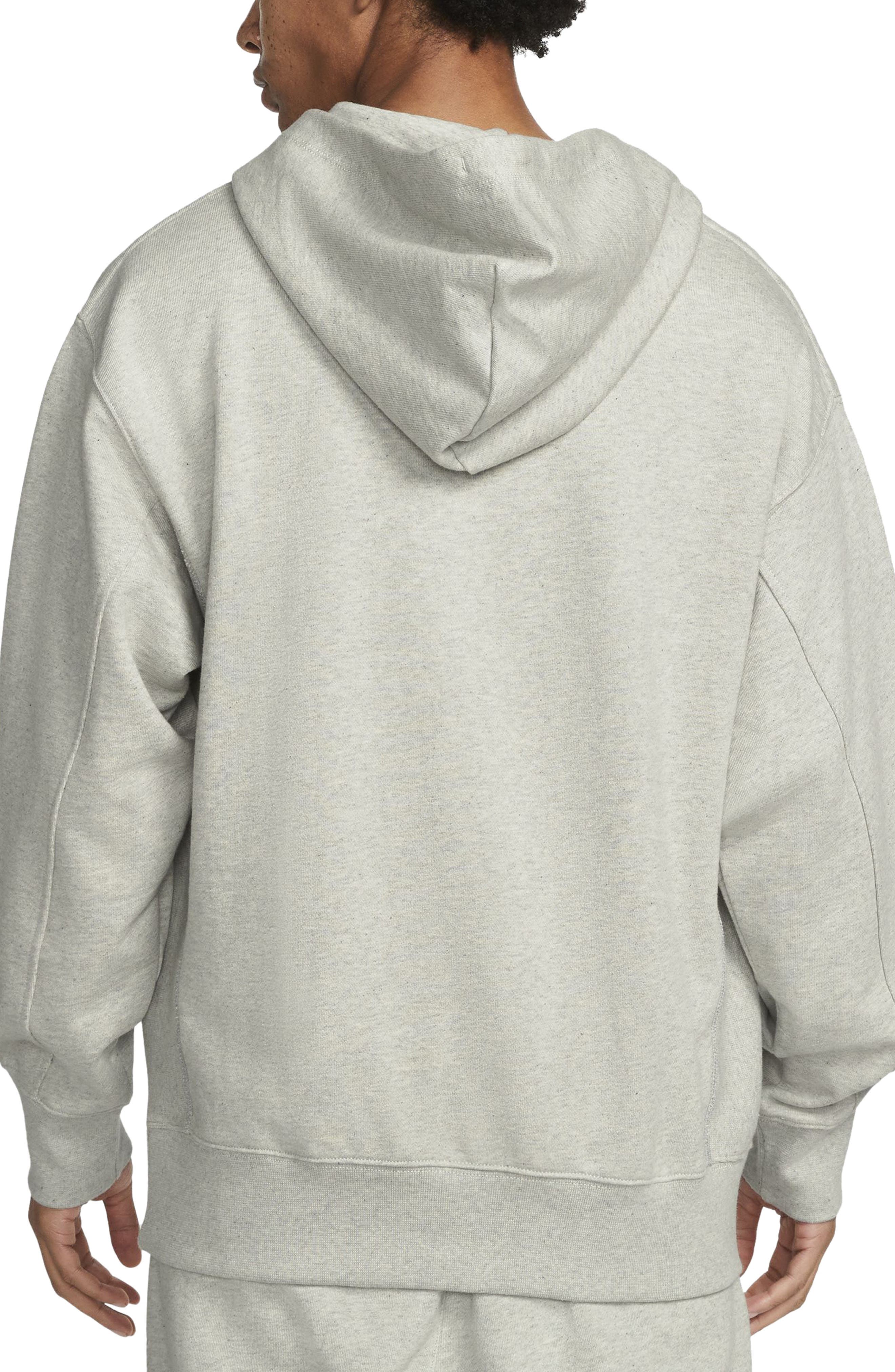 nike foundation half zip hoodie grey