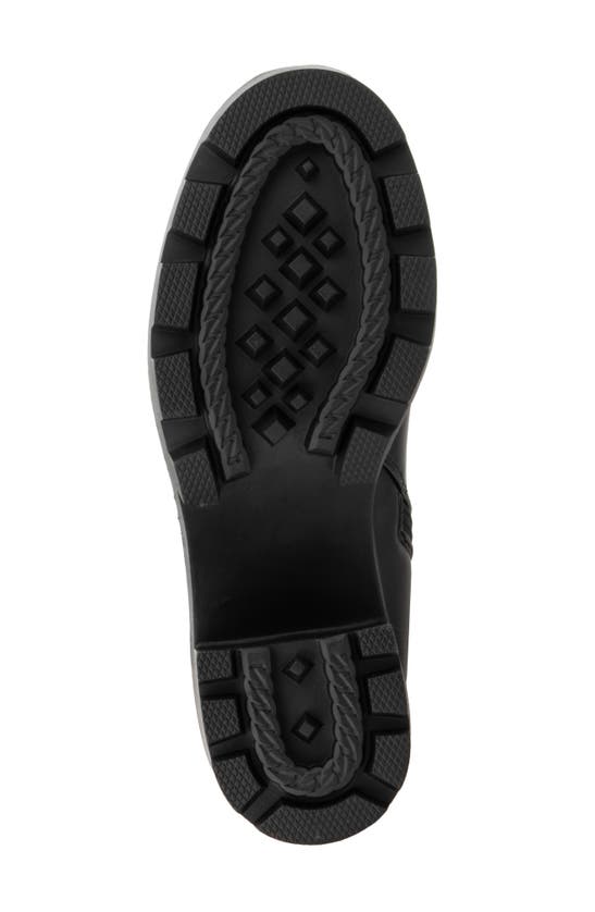 Torgeis Athena Lug Sole Chain Boot In Black
