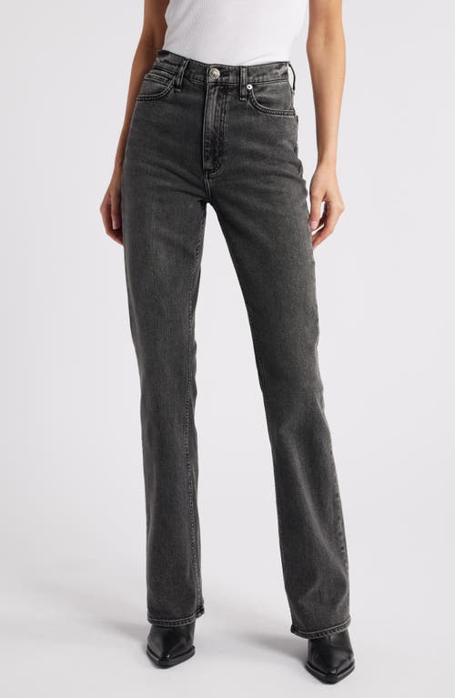 Rag & Bone Peyton High-rise Inky Full Length Bootcut Jean In Inky