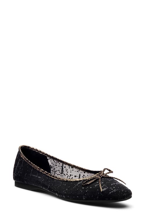 BIRDIES BIRDIES SONGBIRD METALLIC MESH BALLET FLAT