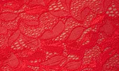 Mapalé Mapale Lace Bralette & Boyshorts Set In Red