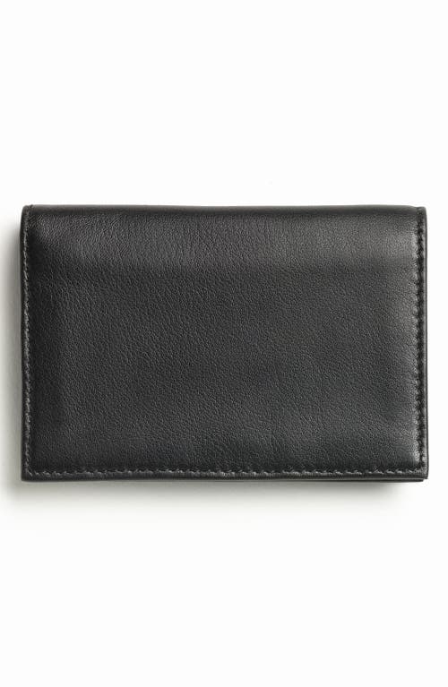 UPC 009309005457 product image for Bosca Leather Card Case in Black at Nordstrom | upcitemdb.com