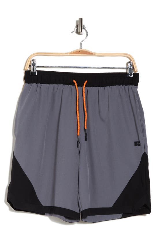 Shop Russell Athletic Ripstop Basketball Shorts In Concrete