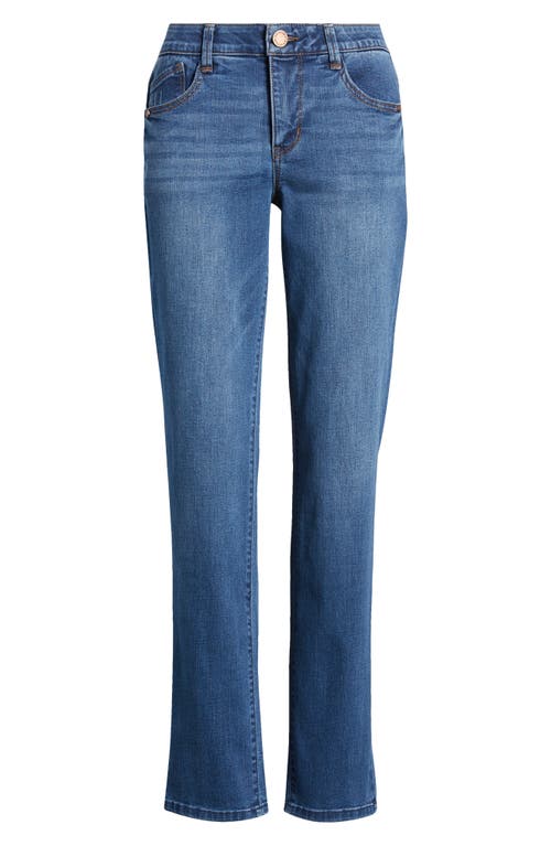 Shop Wit & Wisdom 'ab'solution Straight Leg Jeans In Blue